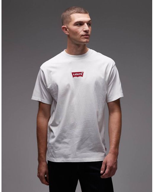 Levi's Tevredenheidsgarantie Vintage Oversized Fit T-Shirt Met Print Op De Achterkant in het White voor heren