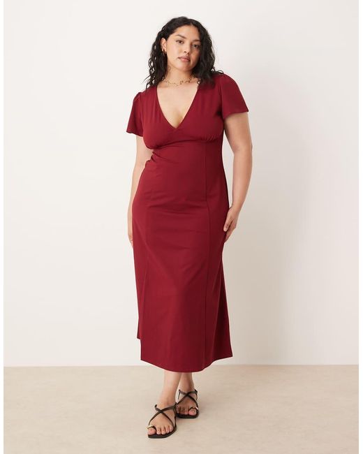 asos open back midi dress ASOS Design - Midi Dress - Women - Polyester/Spandex - 14 US