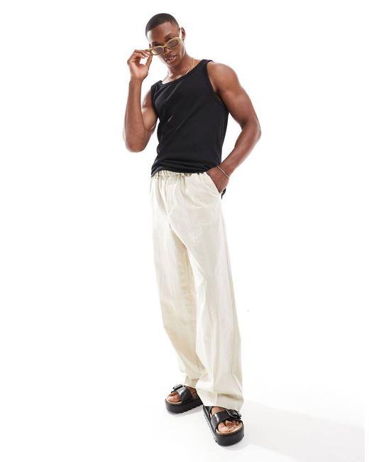 Only & Sons Geribbelde Tanktop in het Black voor heren