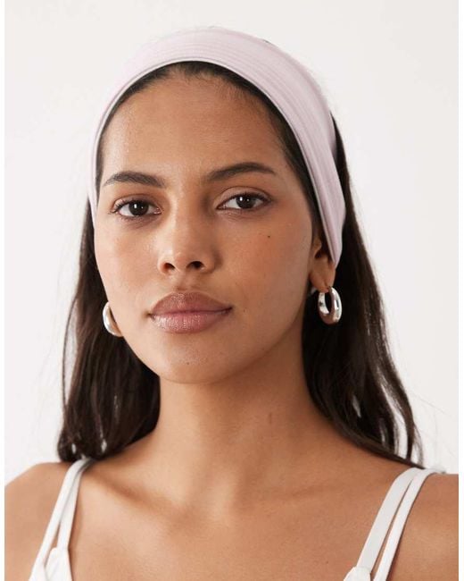 ASOS Brown Reversable Jersey Headband
