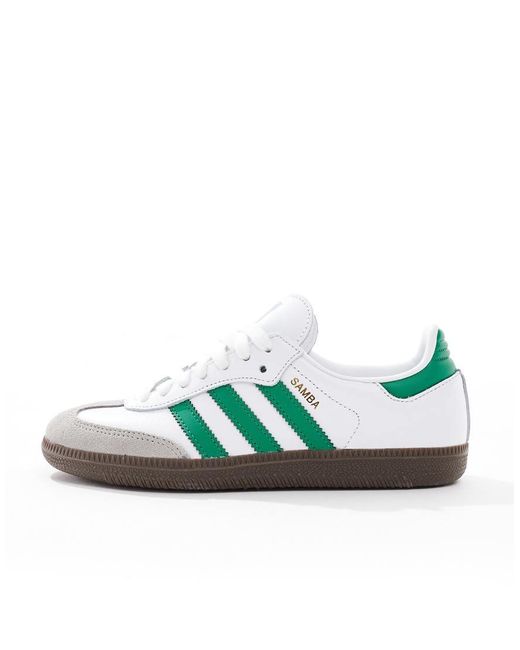 Adidas Originals White Samba Og Sneakers
