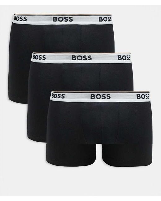 Boss Black 3 Pack Of Boxers With Contrast Waistband for men