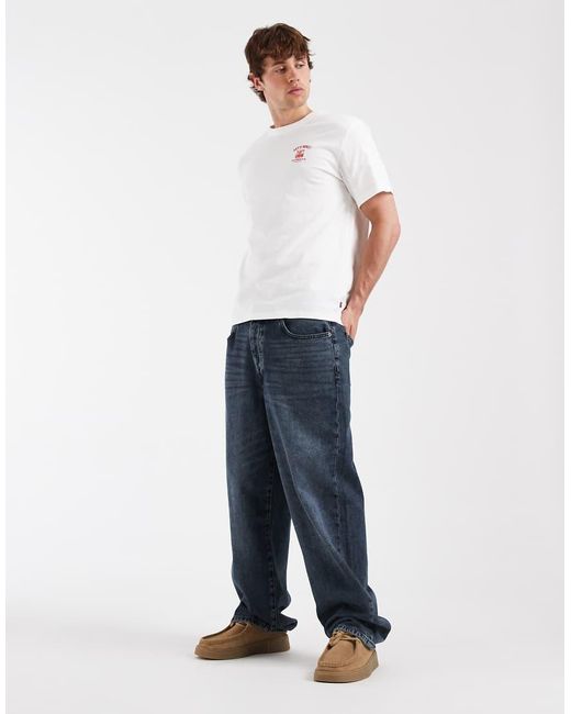 Levi's White Relaxed T-shirt With Logo Graphic Print for men