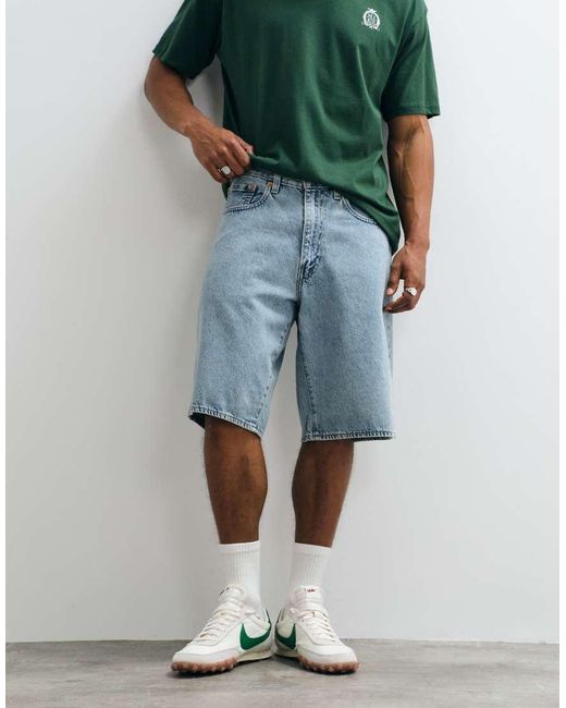 Levi's Green 478 baggy Denim Shorts for men