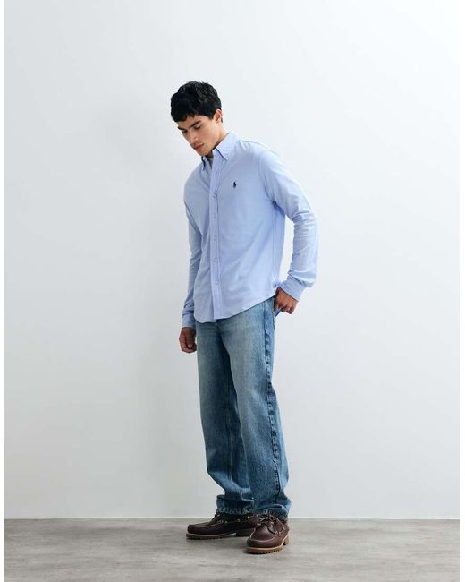 Polo Ralph Lauren Blue Longsleeve Button Up Shirt for men