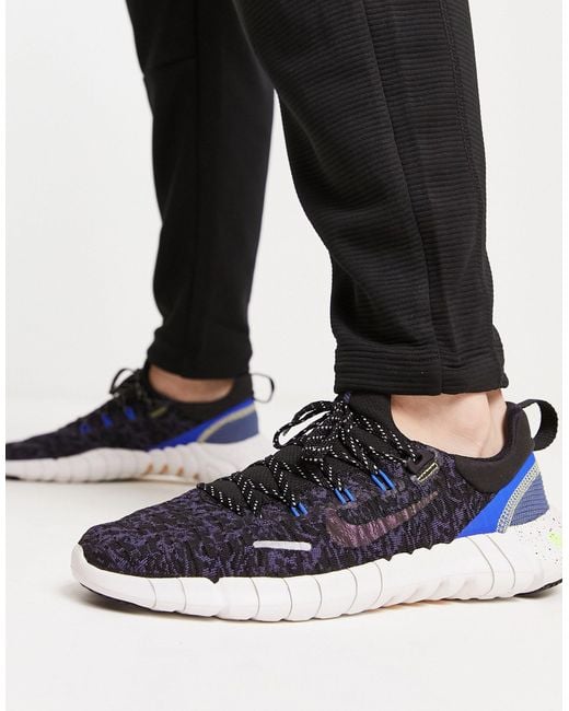 Nike Nike Free Run 5.0 Sneakers in Black for Men | Lyst