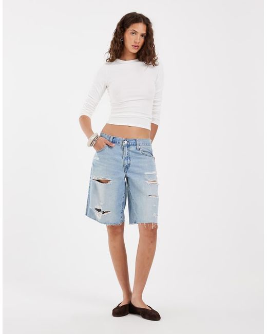 Levi's Blue baggy Dad Jort