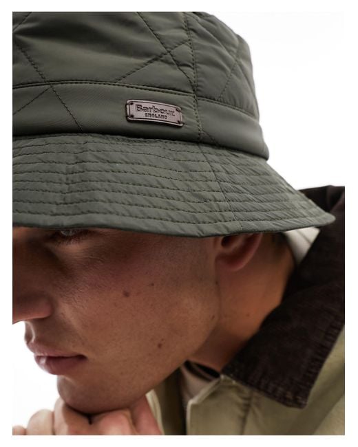 Barbour quilted discount bucket hat