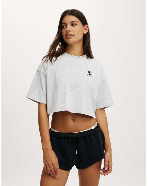 Cotton On White Plush Micro Short