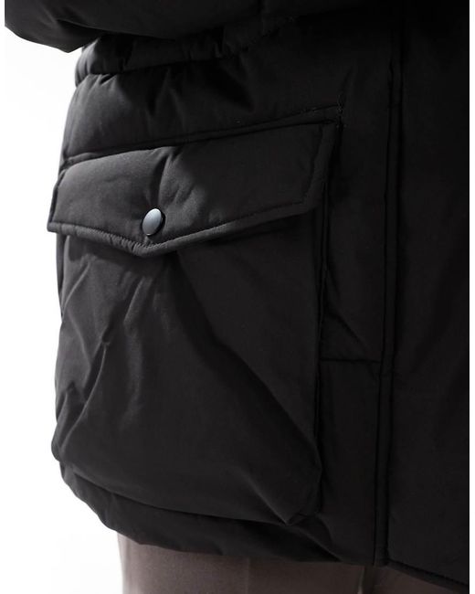 Vero Moda Black Short Hooded Padded Jacket