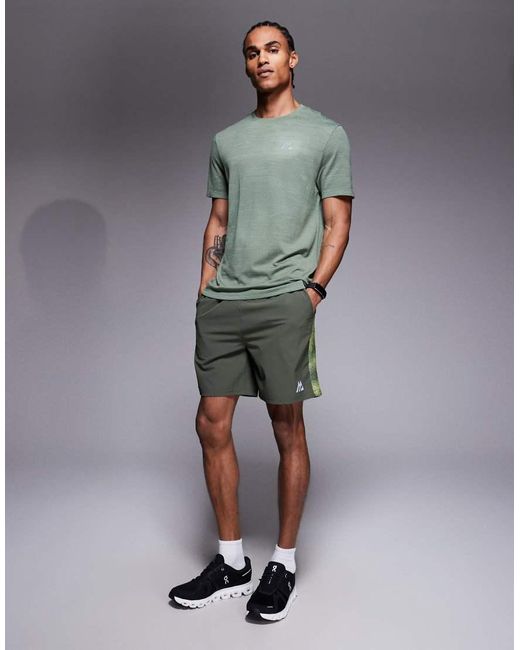 MONTIREX Green Glitch Seamless T-shirt for men