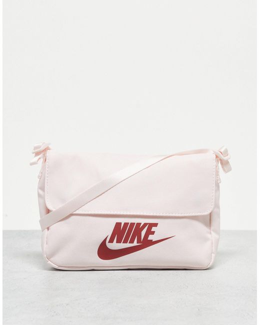 Nike Pink Futura Logo 365 Crossbody Bag