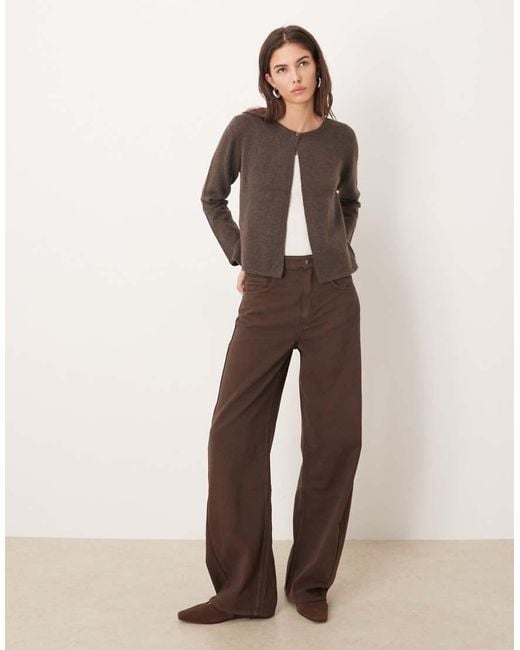 Jdy Gray Single Button Cardigan