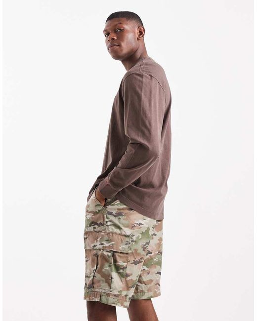 Levi's Brown Carrier Cargo Shorts for men