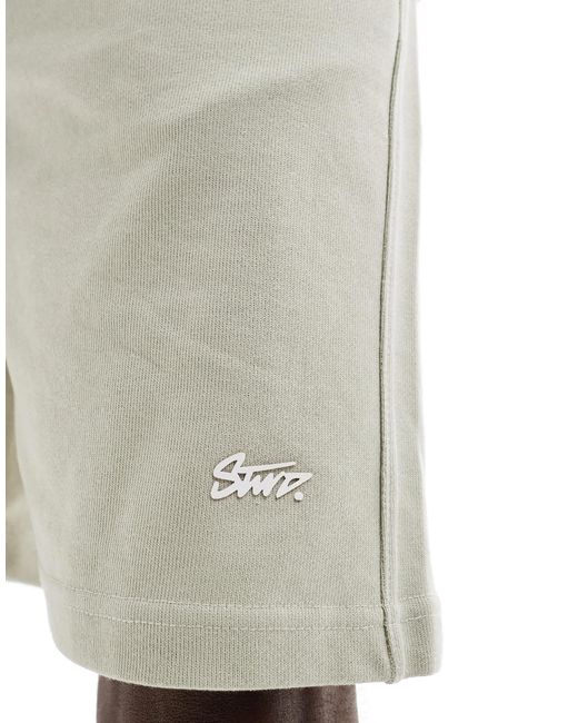 Pull&Bear – stwd – jersey-shorts in Gray für Herren