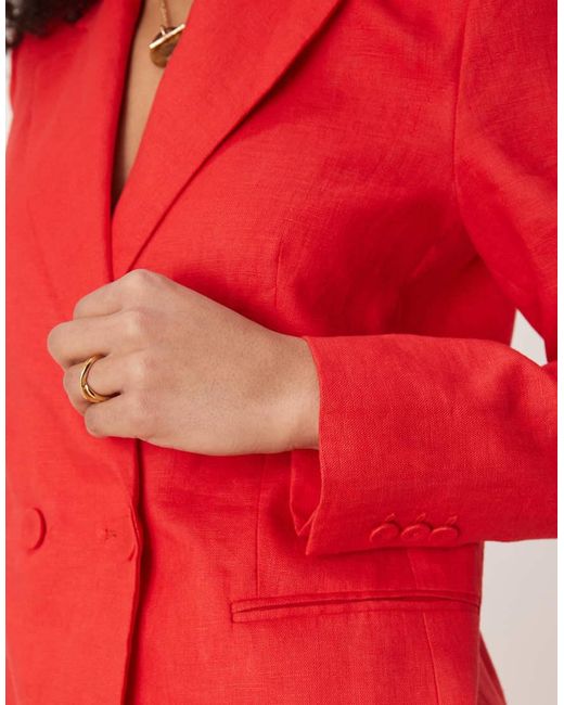 Blazer di Mango in Red