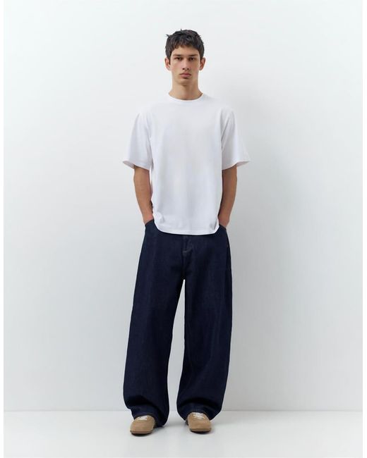 Pull&Bear White 3-pack Of Short Sleeve T-shirts for men