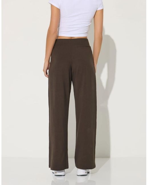 PixieGirl White Petite Wide Leg Yoga Pants