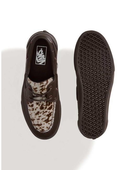 Vans Brown 2-Eyelet Boat Shoe Sneakers
