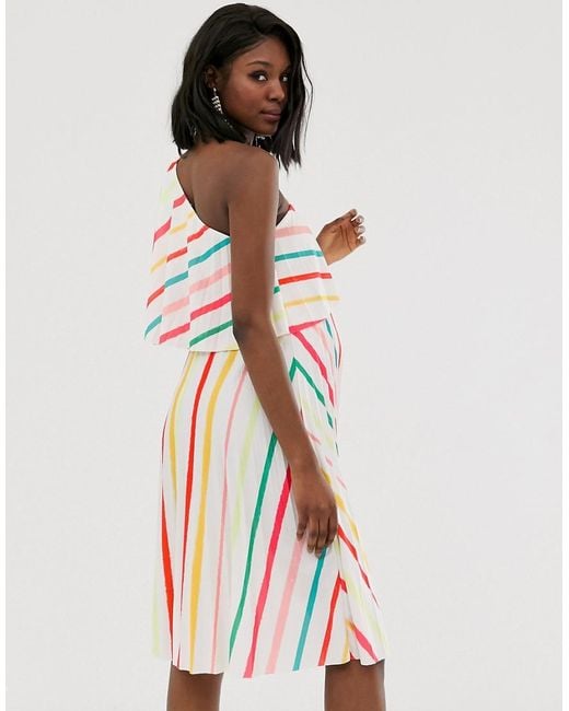 pleated crop top midi dress