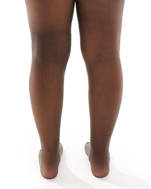 Pack De 6 Medias Negras De 15 Deniers Anticarreras De Curve Pretty Polly de color Black