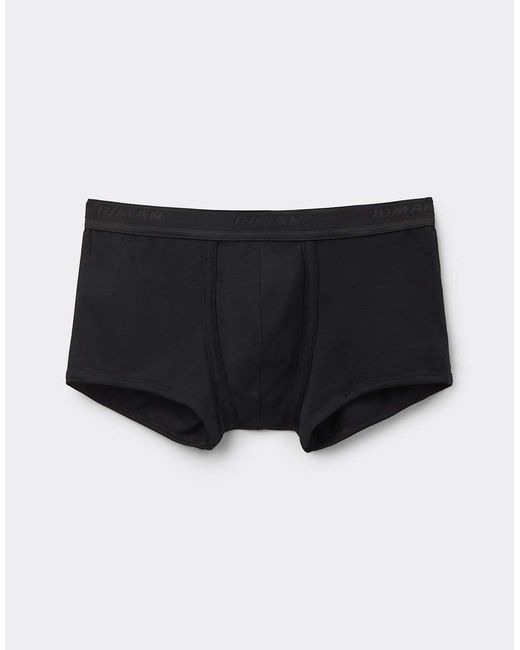 Intimissimi Black Superior Cotton Boxers With Logo for men