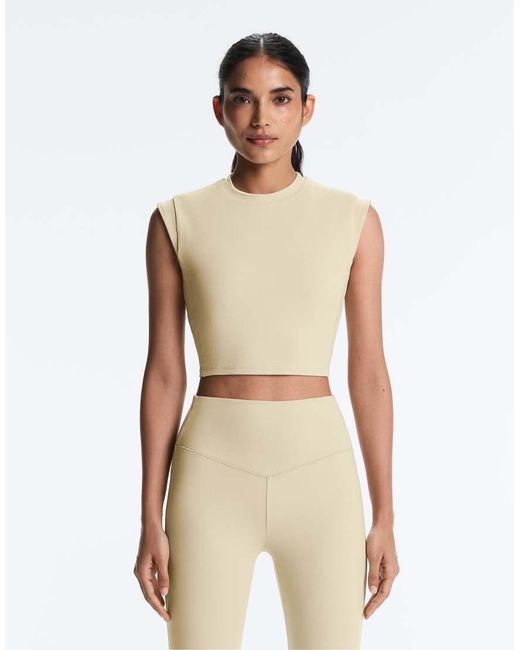 Oysho Natural Evermove Sleeveless Tank Top