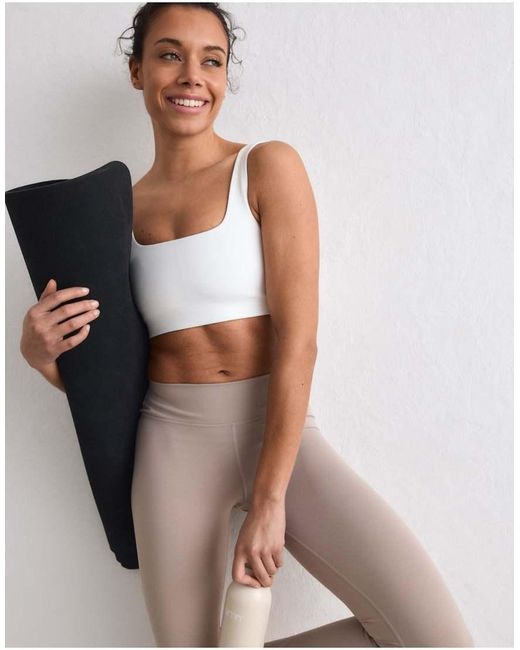 Aim'n White Dark Clay Sense Mid Waist Tights
