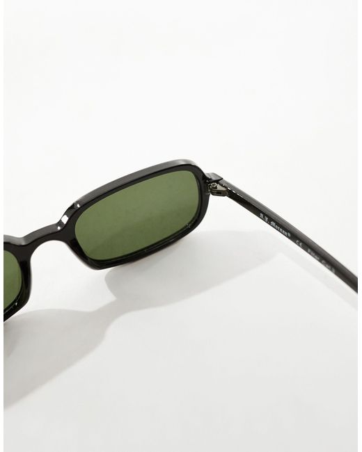 A.J. Morgan Black Square Sunglasses