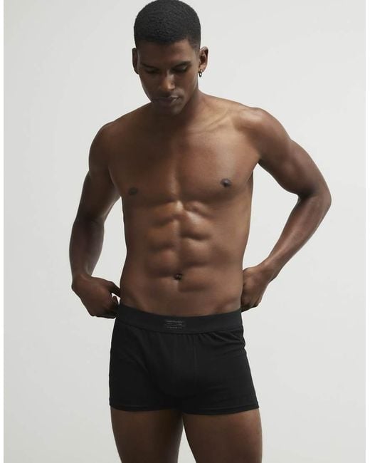 River Island Black Woven Pack Of 5 Trunks for men