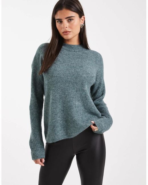 ONLY Blue Round Neck Jumper