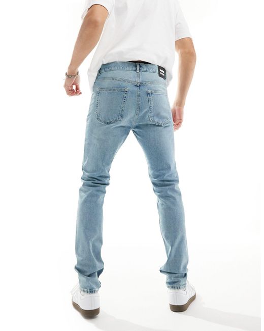 Dr. Denim – clark – schmal geschnittene jeans in Blue für Herren