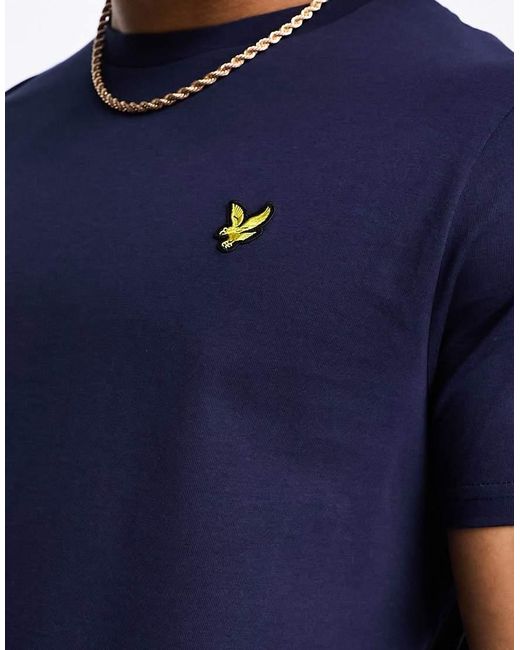 Lyle & Scott Blue Icon Logo T-shirt for men