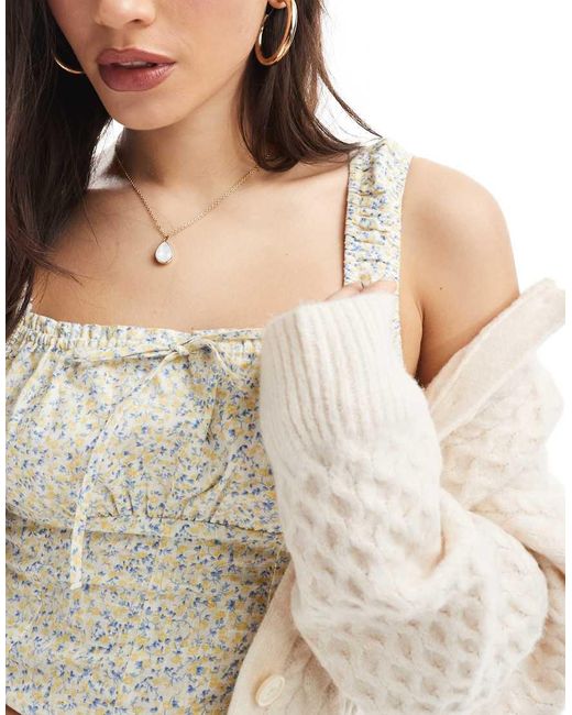 Cotton On Blue Ella Corset Top