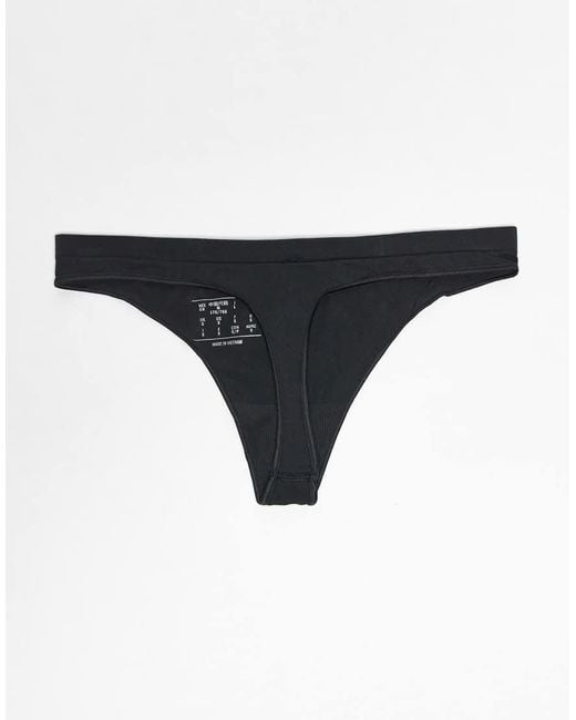 Adidas Black Seamless 3 Pack Thong