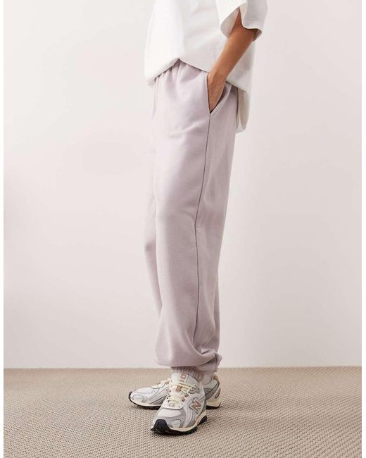 ARRANGE Pink Oversized Premium Heavy Weight Cuffed Jogger
