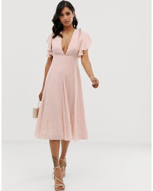 floaty pink dress