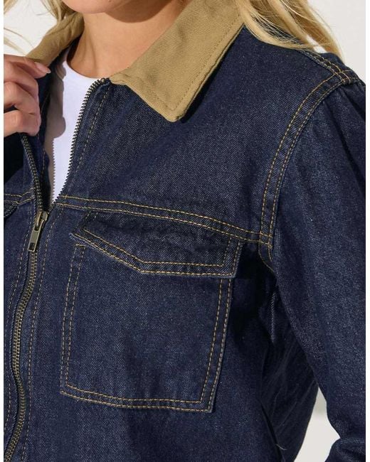 PixieGirl Blue Petite Denim Trucker Jacket