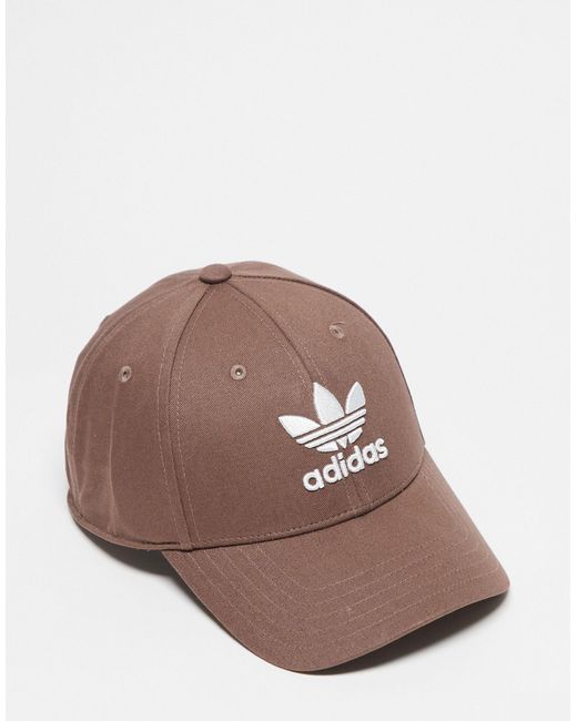 Cappellino con trifoglio di Adidas Originals in Brown