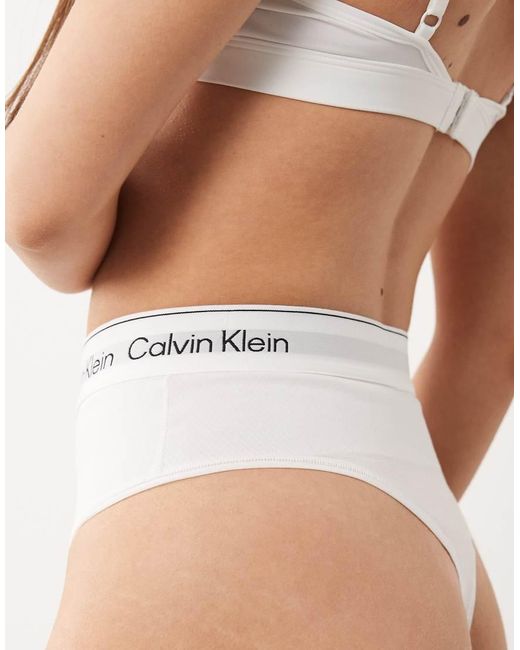 Calvin Klein Natural Shapewear Icon Cotton Modal Lingerie Thong