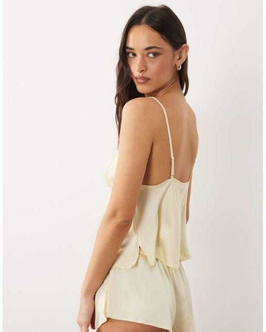 Boux Avenue Natural Kaya Satin Cami Set