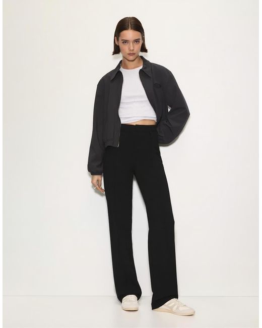 Pull&Bear Blue Smart Trousers With Seam Detail