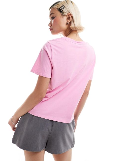 T-shirt à manches courtes Monki en coloris Pink