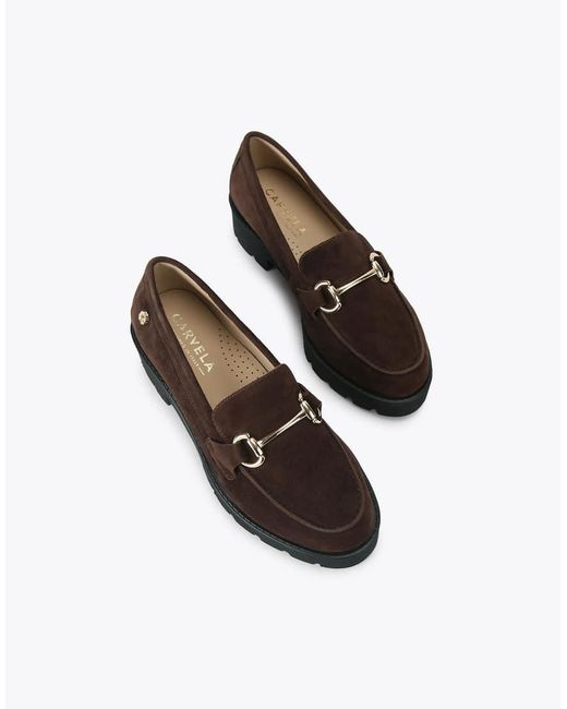 Carvela Kurt Geiger White Snap Chunky Flat Shoes