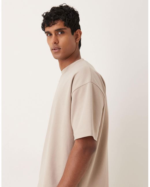 ASOS Natural Breathemaxtm Heavyweight Oversized T-shirt for men