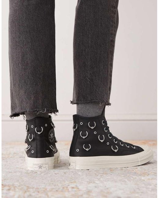 Converse Black Chuck 70 Hi Trainers