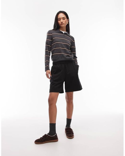 Carhartt Black Brenta Sweat Shorts