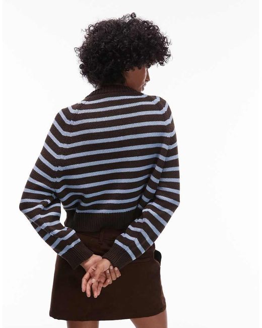 Jersey A Rayas Con Media Tapeta De TOPSHOP de color Multicolor