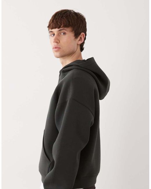 Weekday Gray Scuba-style Fabric Hoodie for men