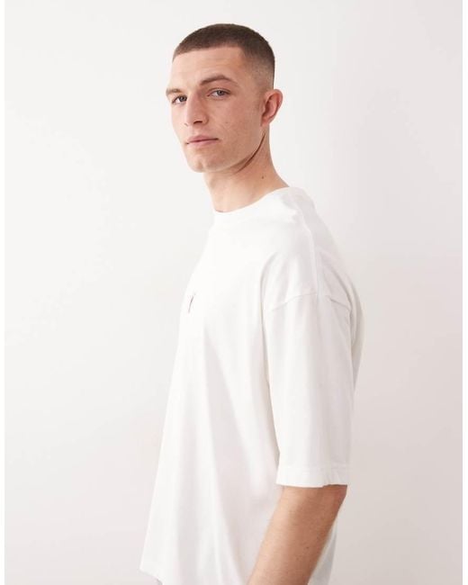Nike White Flight Oversized Graphic T-Shirt for men